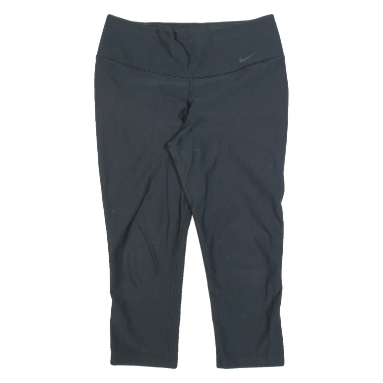 NIKE 3/4 Length Womens Sports Shorts Black Slim S W26