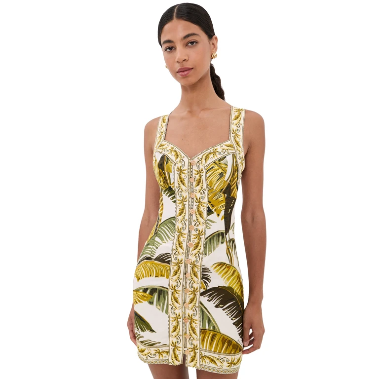 FARM Rio Trancoso Sand Mini Dress Trancoso Sand S