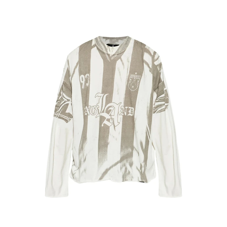 Striped Logo-print Longsleveed T-shirt