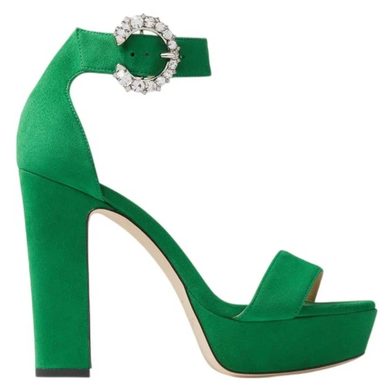 Mionne 120 Suede Platform Sandals