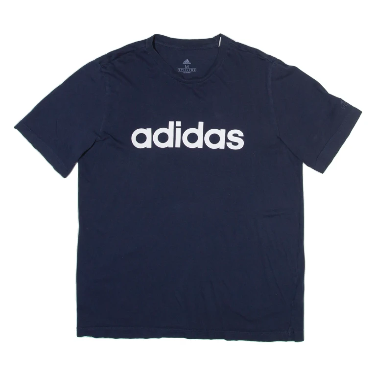 ADIDAS Mens T-Shirt Blue M