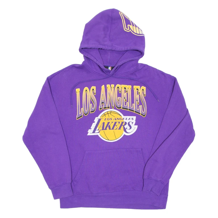 NBA Los Angeles Lakers Womens Purple Hoodie USA M