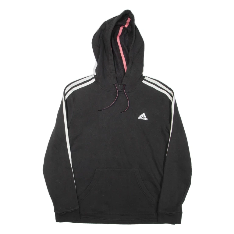 ADIDAS Womens Black Hoodie M