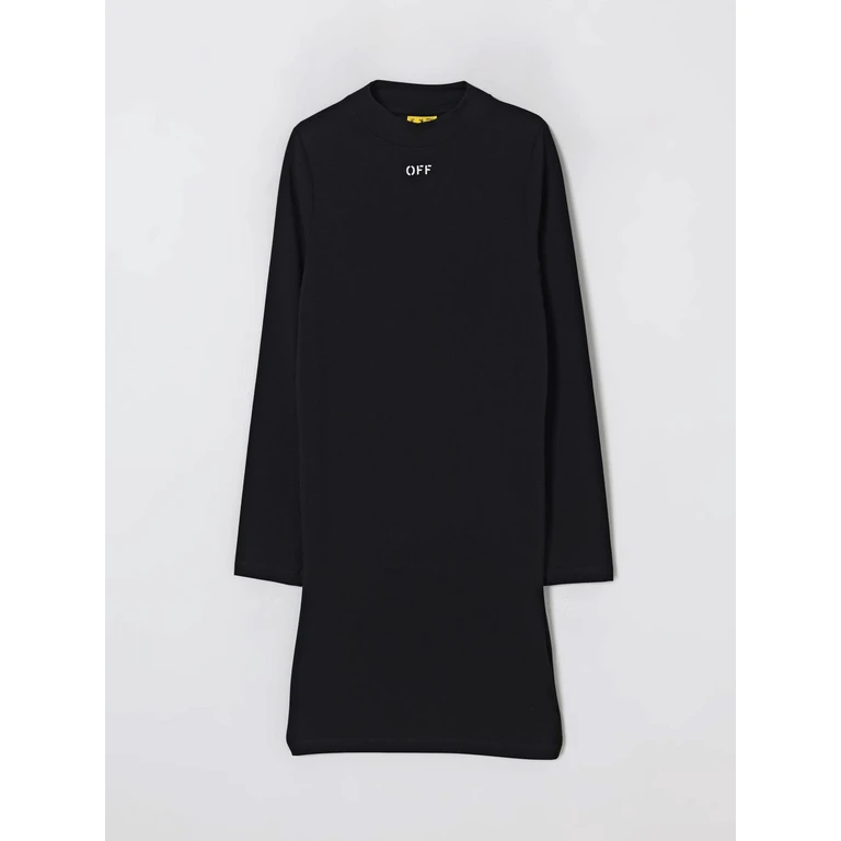 OFF-WHITE KIDS Dress Kids color Black (OGDH003F25JER0011001)