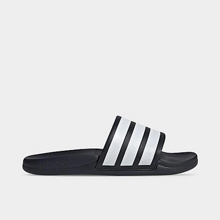 adidas Women's Adilette Comfort 2.0 Slide Sandals in Legend Ink/Cloud White/Legend Ink Size: 4.0