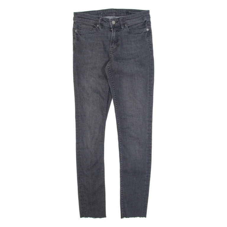 ALL SAINTS Womens Jeans Grey Slim Skinny W26 L28