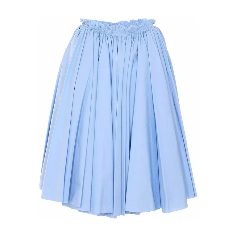 Ami Paris Jupe Midi - Bleu (FSK444CO0063484)