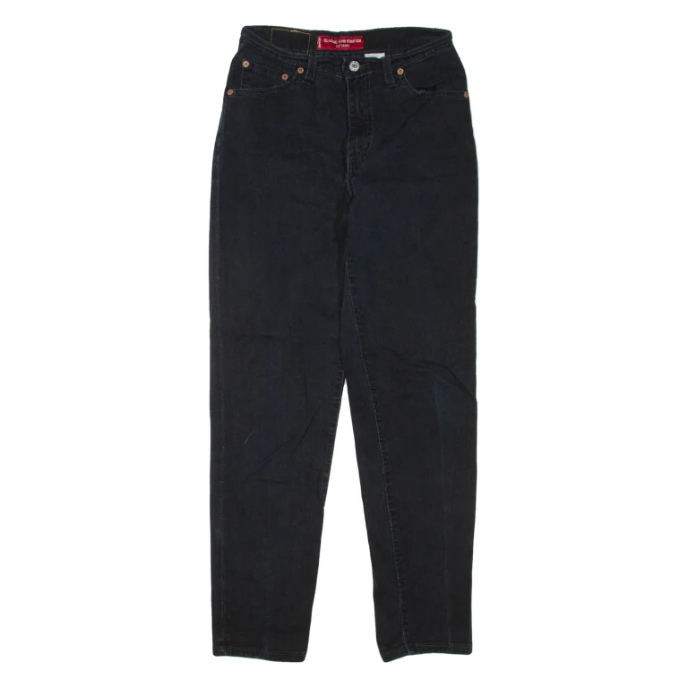 LEVI'S 512 Jeans Womens Black Slim Tapered W26 L30