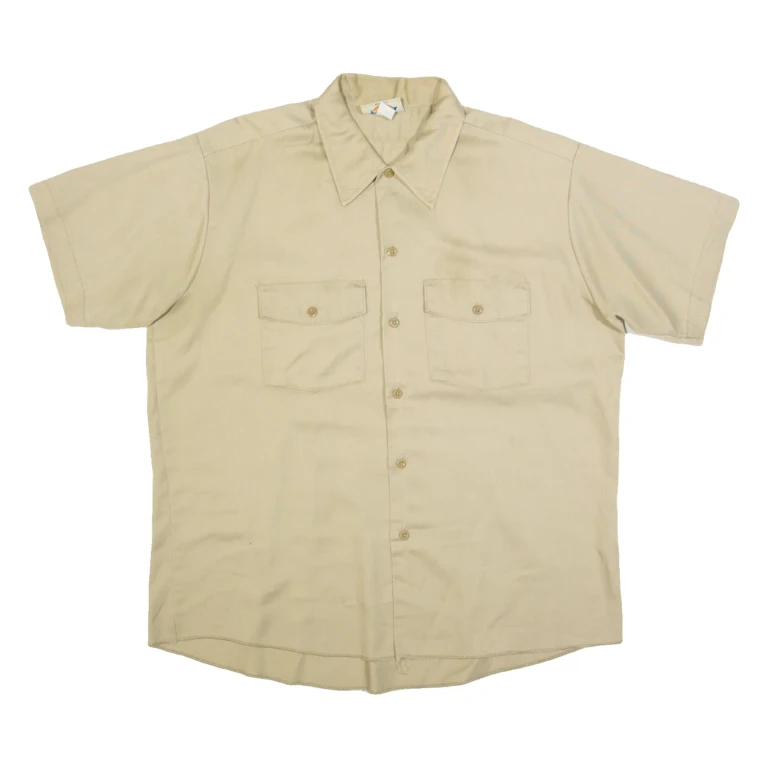 DICKIES Mens Worker Shirt Beige XL