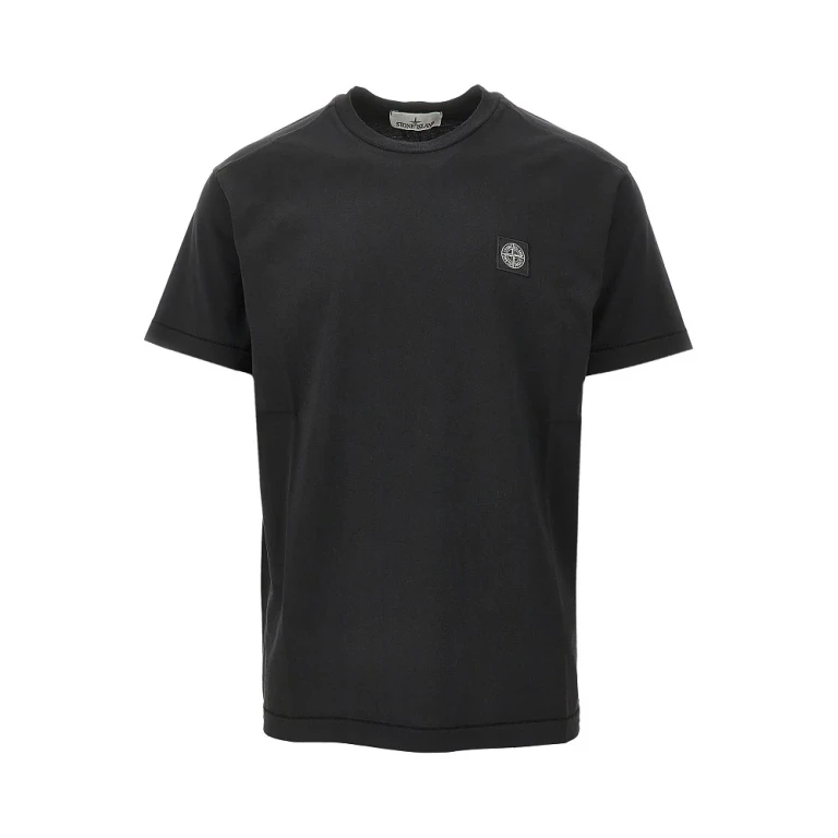 STONE ISLAND Compass Rose logo patch T-shirt Man S