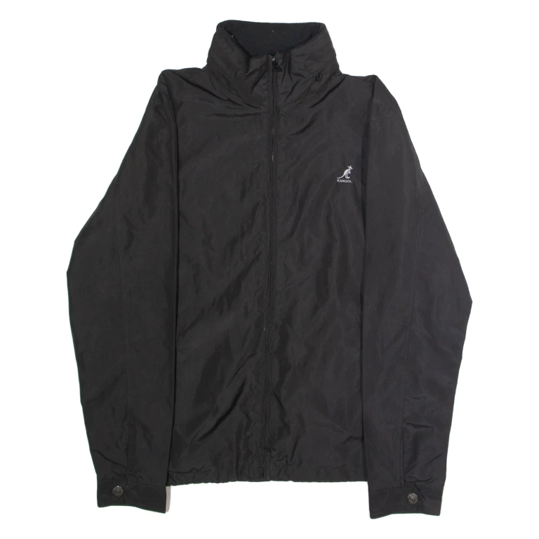 KANGOL Mens Jacket Black Hooded L