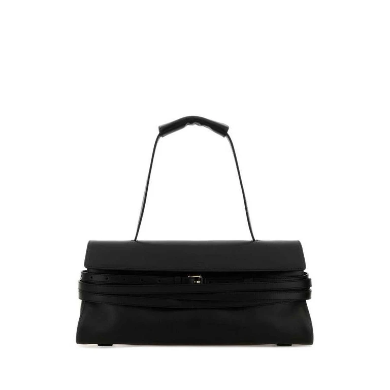 Schultertasche aus Nappaleder