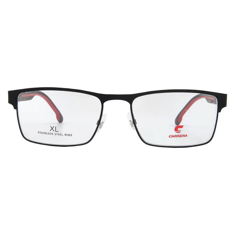 Demo Rectangular Mens Eyeglasses CARRERA 8884 0BLX 57