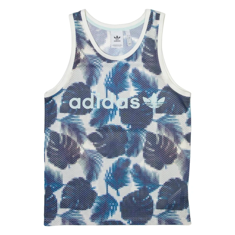 ADIDAS ORIGINALS Basketball Mens Jersey Blue Sleeveless S