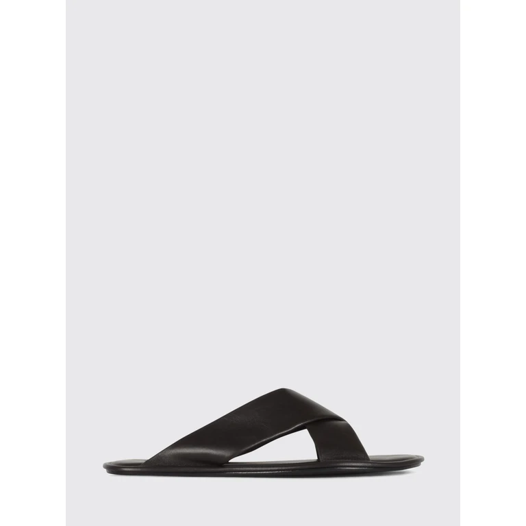 Carlyle Smooth Calfskin Slide Sandals (861781AADF02245)