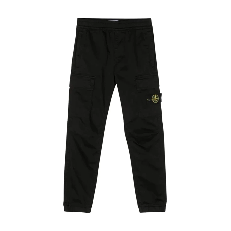 STONE ISLAND JUNIOR Pantaloni Regolari Tapered "31000"