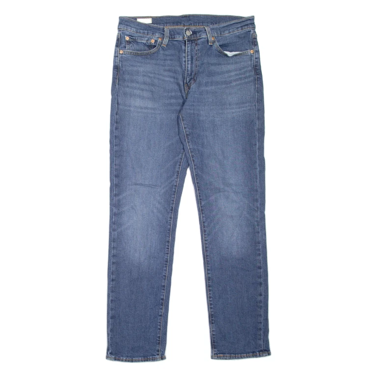 LEVI'S 511 BIG E Jeans Mens Blue Slim Straight Stone Wash W33 L32