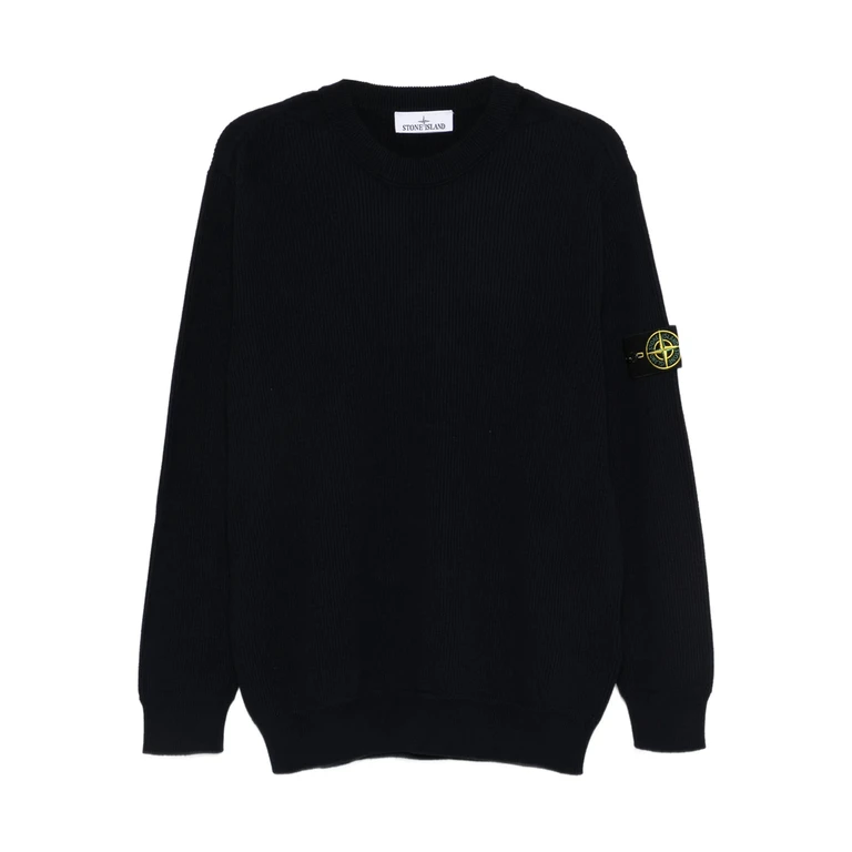 Ribbed Patch Sweater