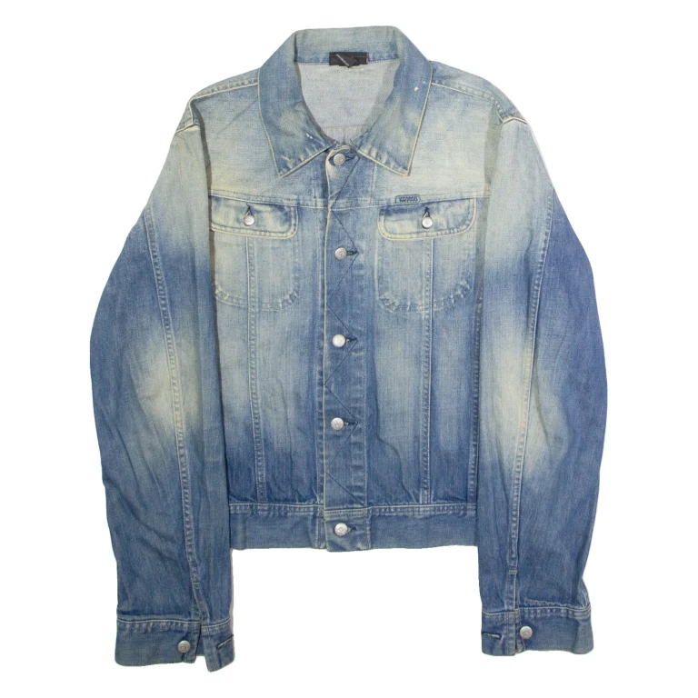 DIESEL Mens Denim Jacket Blue L