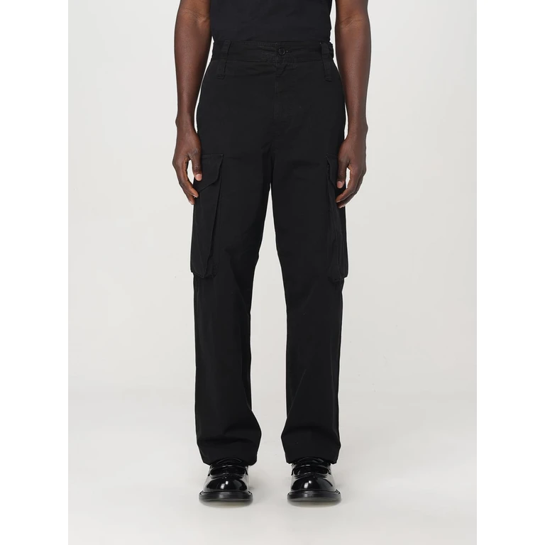 MSGM Pants Men color Black (3840MP23225708699)