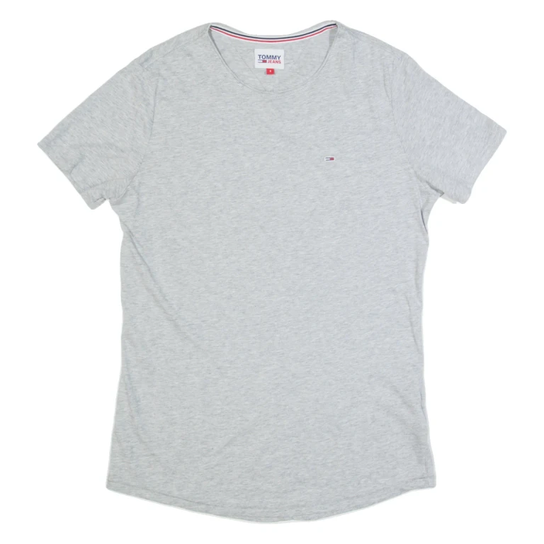 TOMMY HILFIGER Womens T-Shirt Grey S