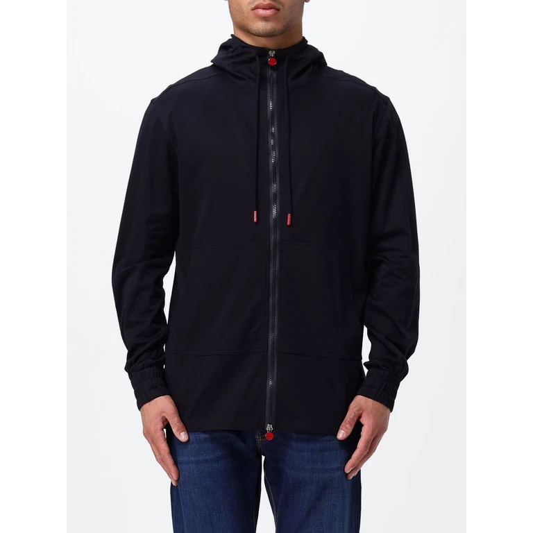 Cotton Zip-Up Hoodie with Enameled Logo (UMC010K06R491102L)