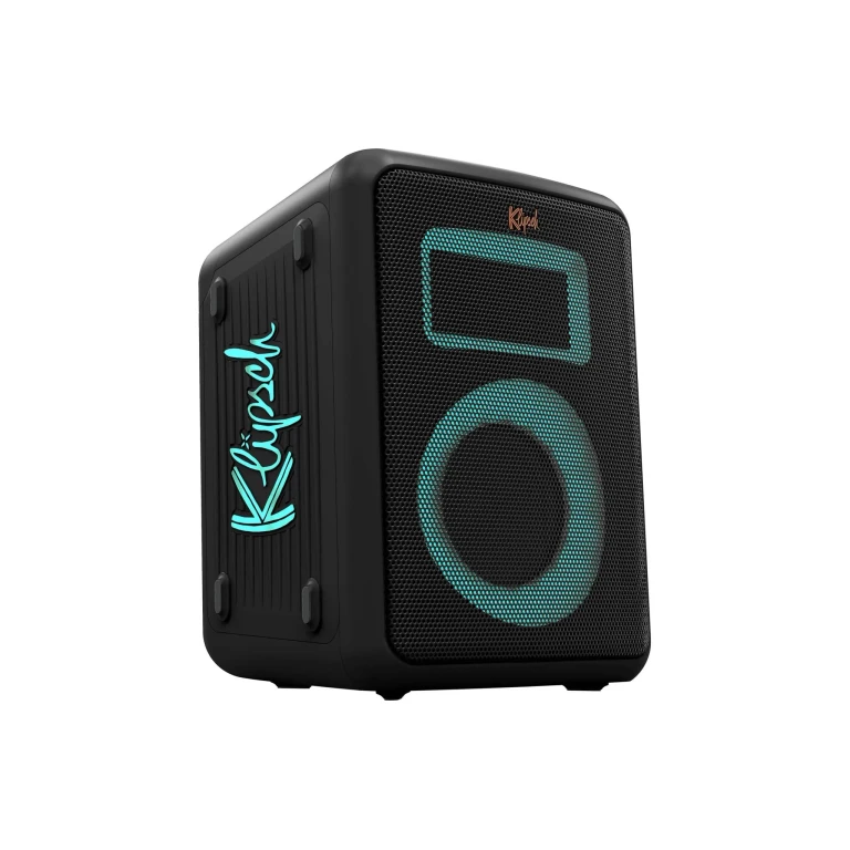 Vegas Portable Bluetooth Speaker with Lights and Wired Microphone