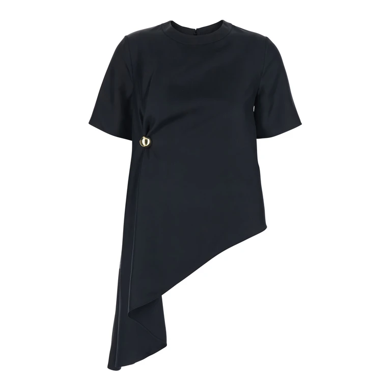 LOULOU DE SAISON Top Woman color Black (MADEABLACK)
