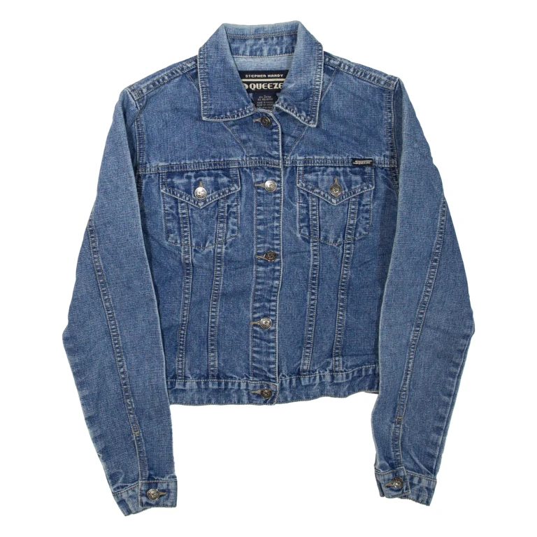 SQUEEZE Womens Denim Jacket Blue S