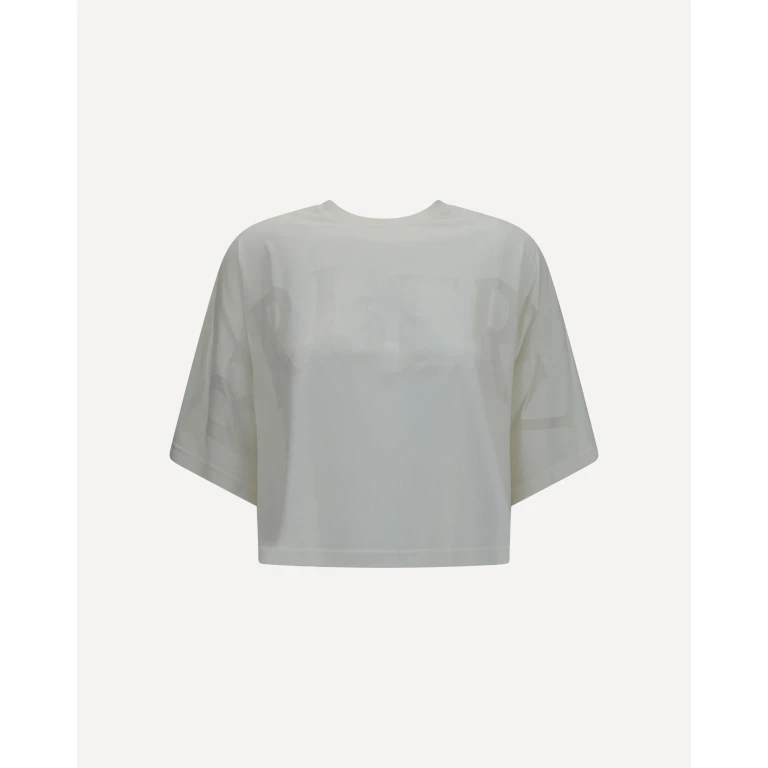 Logo cotton T-shirt Female S
