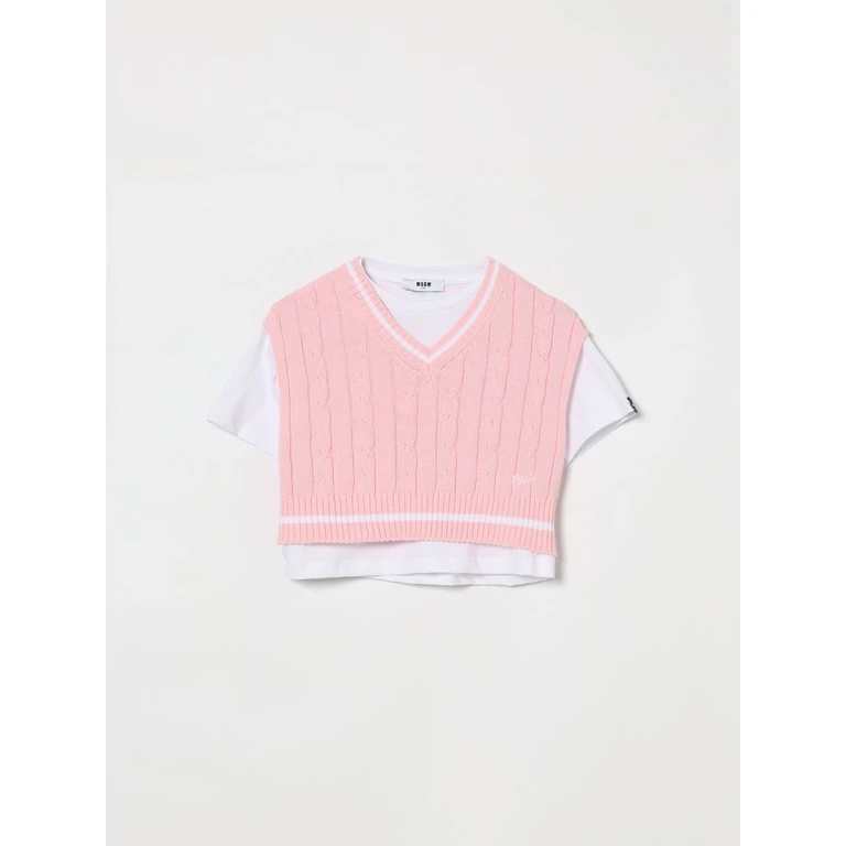 MSGM KIDS T-Shirt Kids color Pink (S6MSJGTH034001/78)