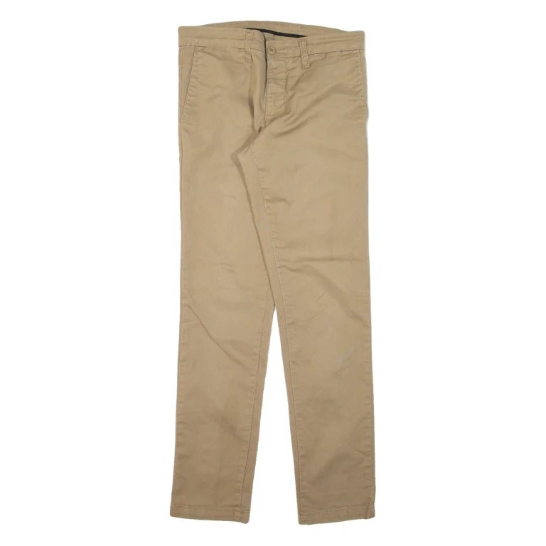 CARHARTT Mens Trousers Beige Slim Tapered W30 L32