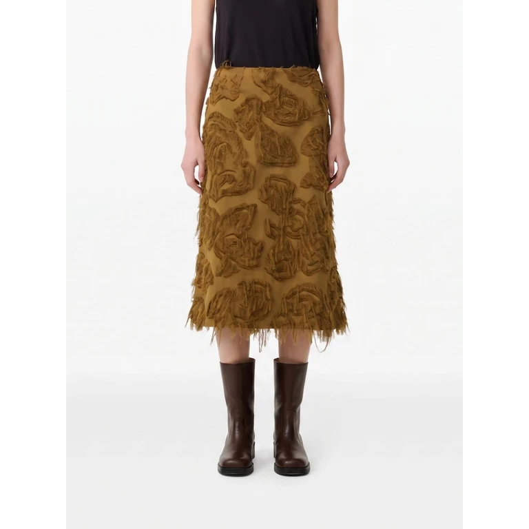 Skirt Woman color Mustard (ROEPERSNW1788MUSTARD)