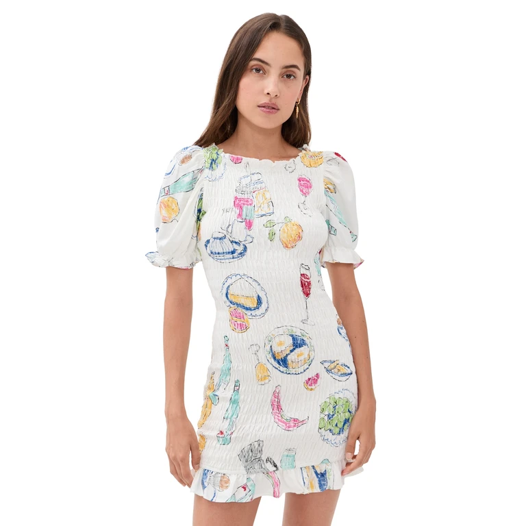 Lisa Says Gah Soho Mini Dress Euro Breakfast S
