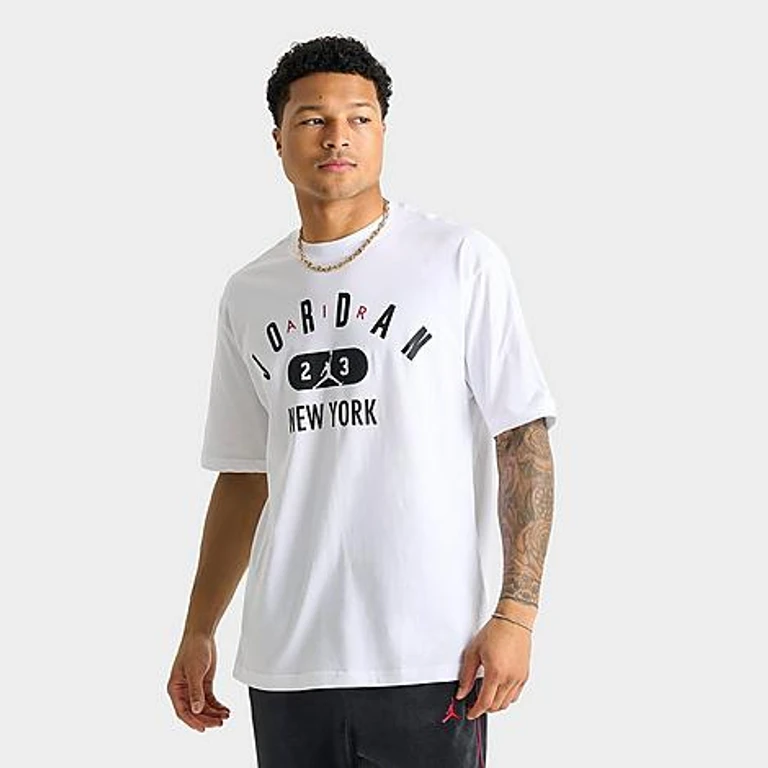 New York City T-Shirt in White/Black