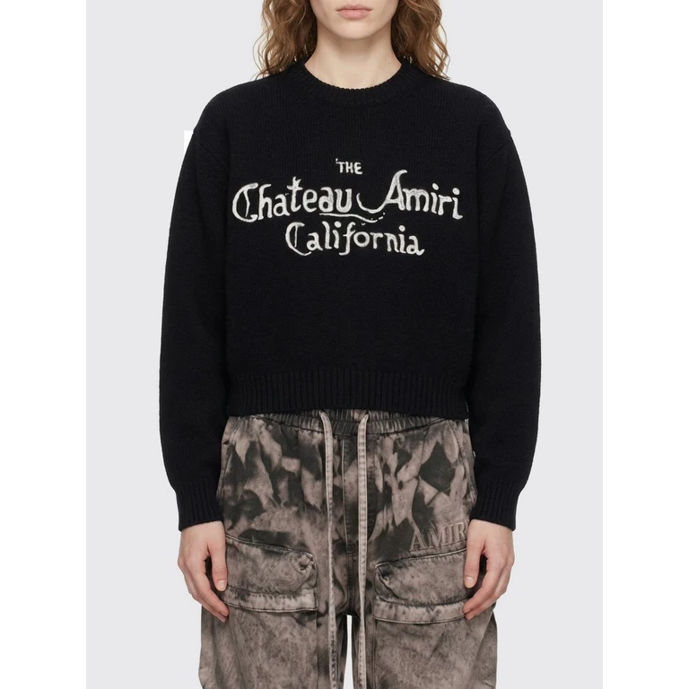 AMIRI Sweater Woman color Black (AWTOKN1038BLACK)