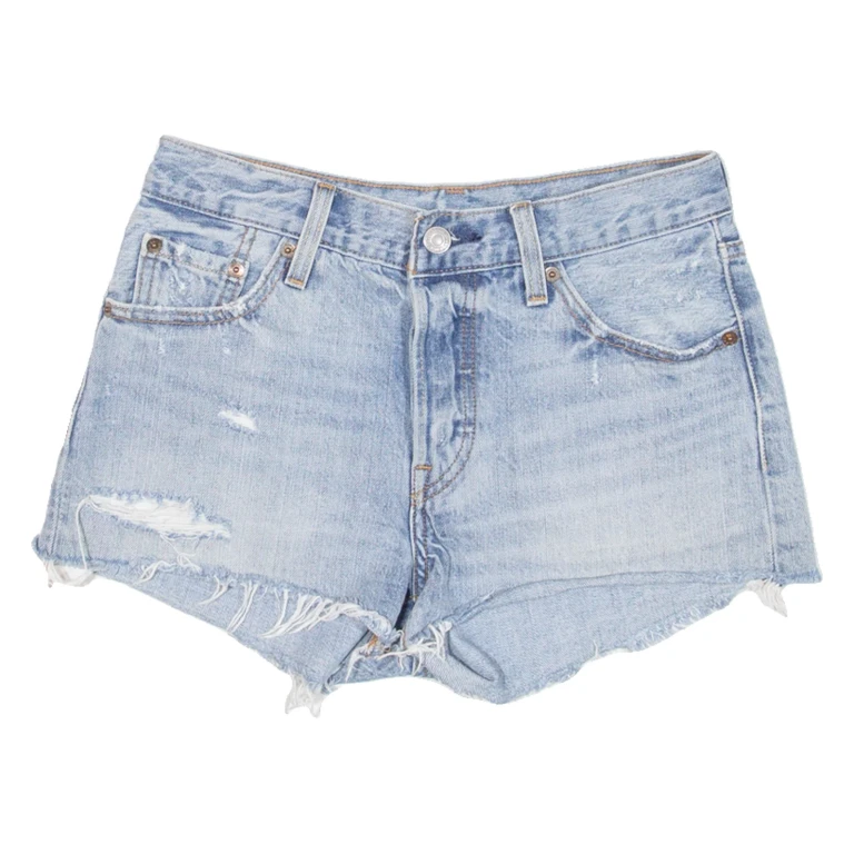 LEVI'S Womens Denim Shorts Blue XS W25