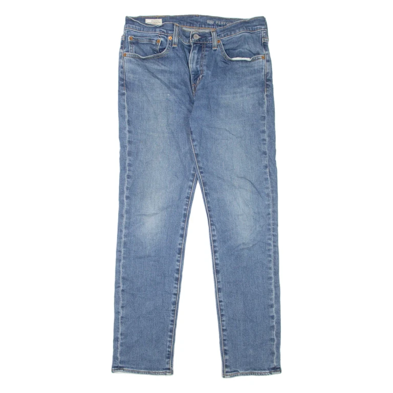 LEVI'S 511 BIG E Jeans Mens Blue Slim Straight Stonewash W31 L32