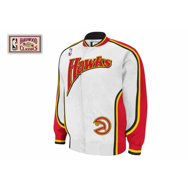 Men's NBA 1992-93 Authentic Warm Up Jacket Atlanta Hawks Jackets