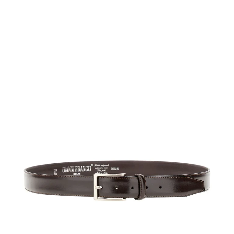 GIANNIFRANCO BELTS Brushed leather belt Man 85