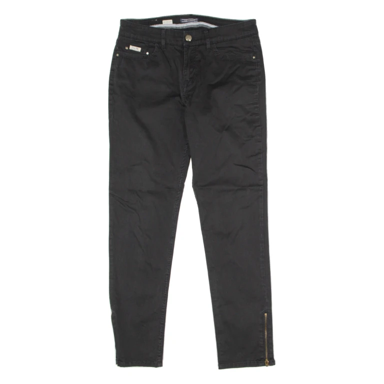 TOMMY HILFIGER Milan RW Womens Trousers Black Slim Tapered W30 L27