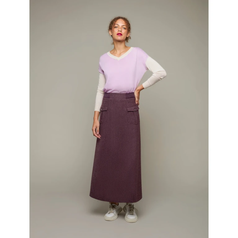 ASPEN | A Line Wool Skirt