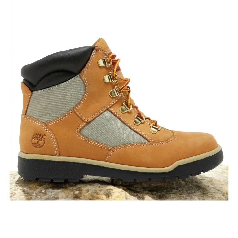 Grade School 6 Inch Field Boot 'Wheat' Boots