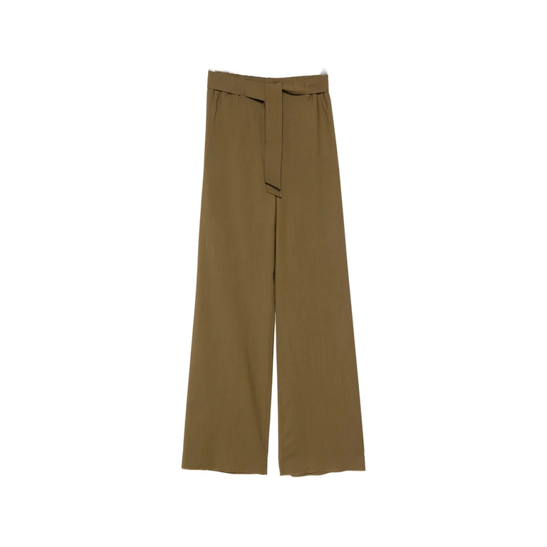 Meditto Belted Wide-leg Trousers