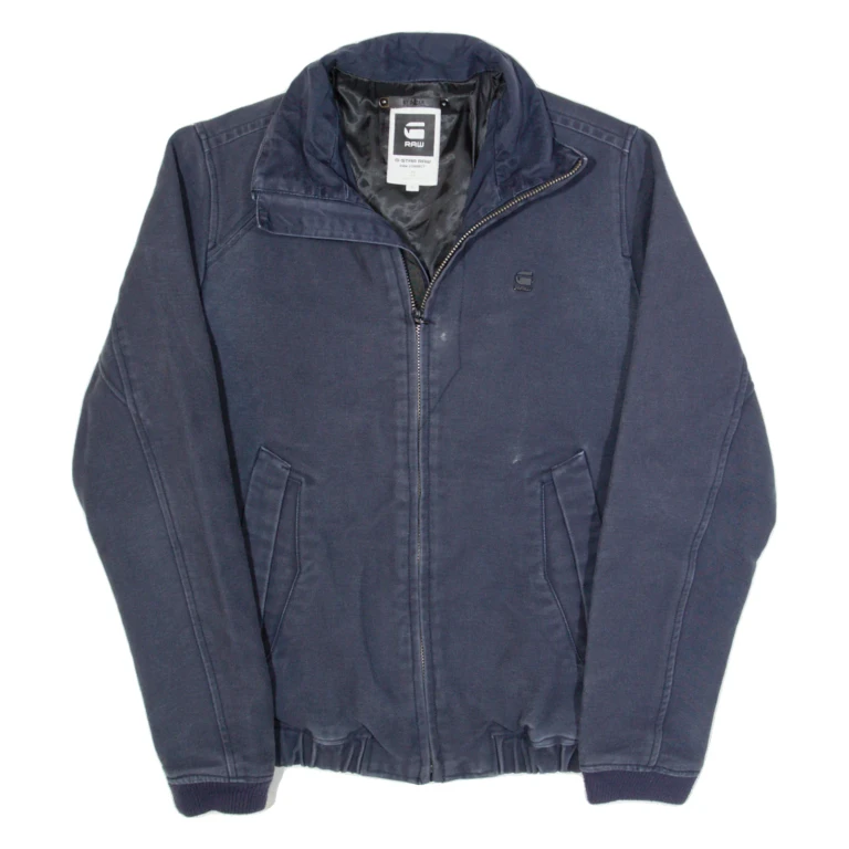 G-STAR Womens Bomber Jacket Blue L