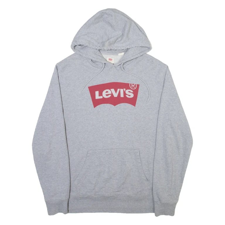 LEVI'S Mens Grey Hoodie M