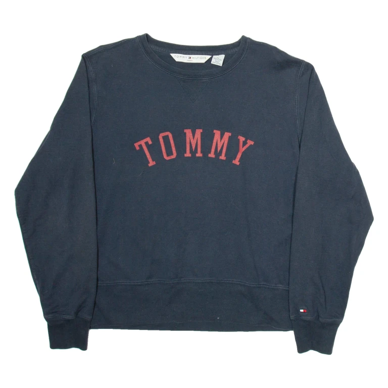 TOMMY HILFIGER Mens Sweatshirt Blue XL
