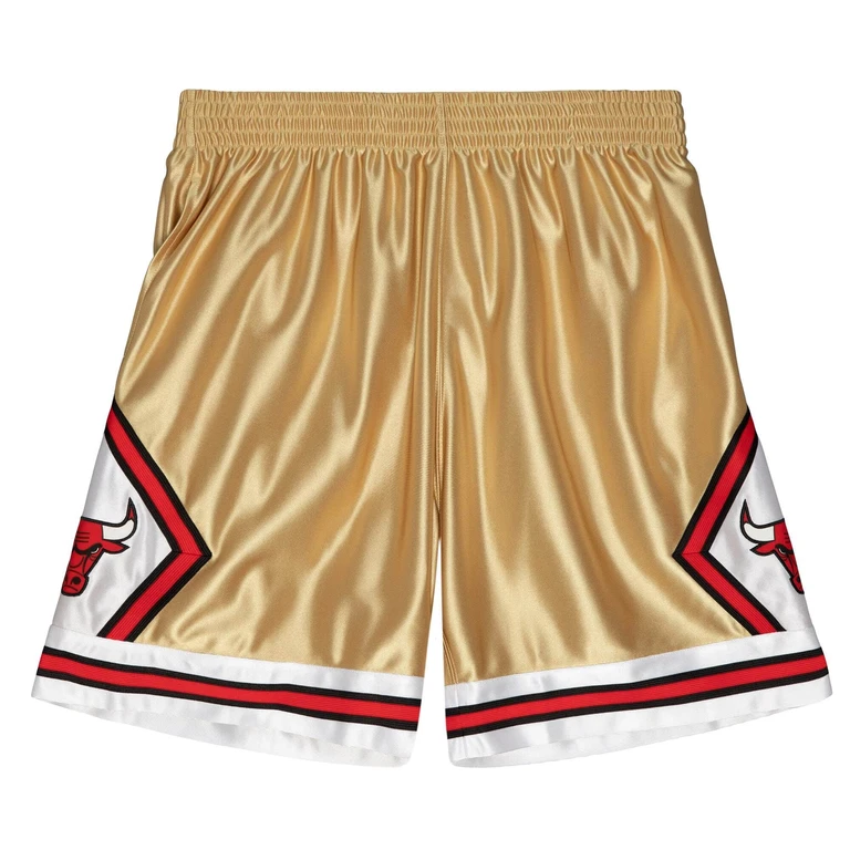 NBA 75Th Gold Swingman Shorts Chicago Bulls 1997