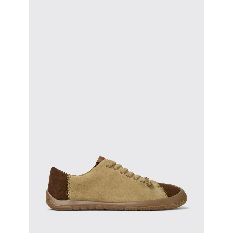 Twins Bicolour Suede Leather Slip-On Trainers with Elastic Laces (K201940-014TWINS0)