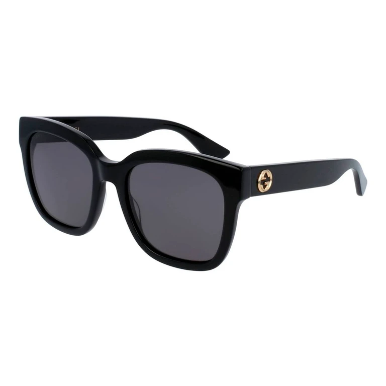 Gucci 001 Black Grey Acetate Sunglasses - Women